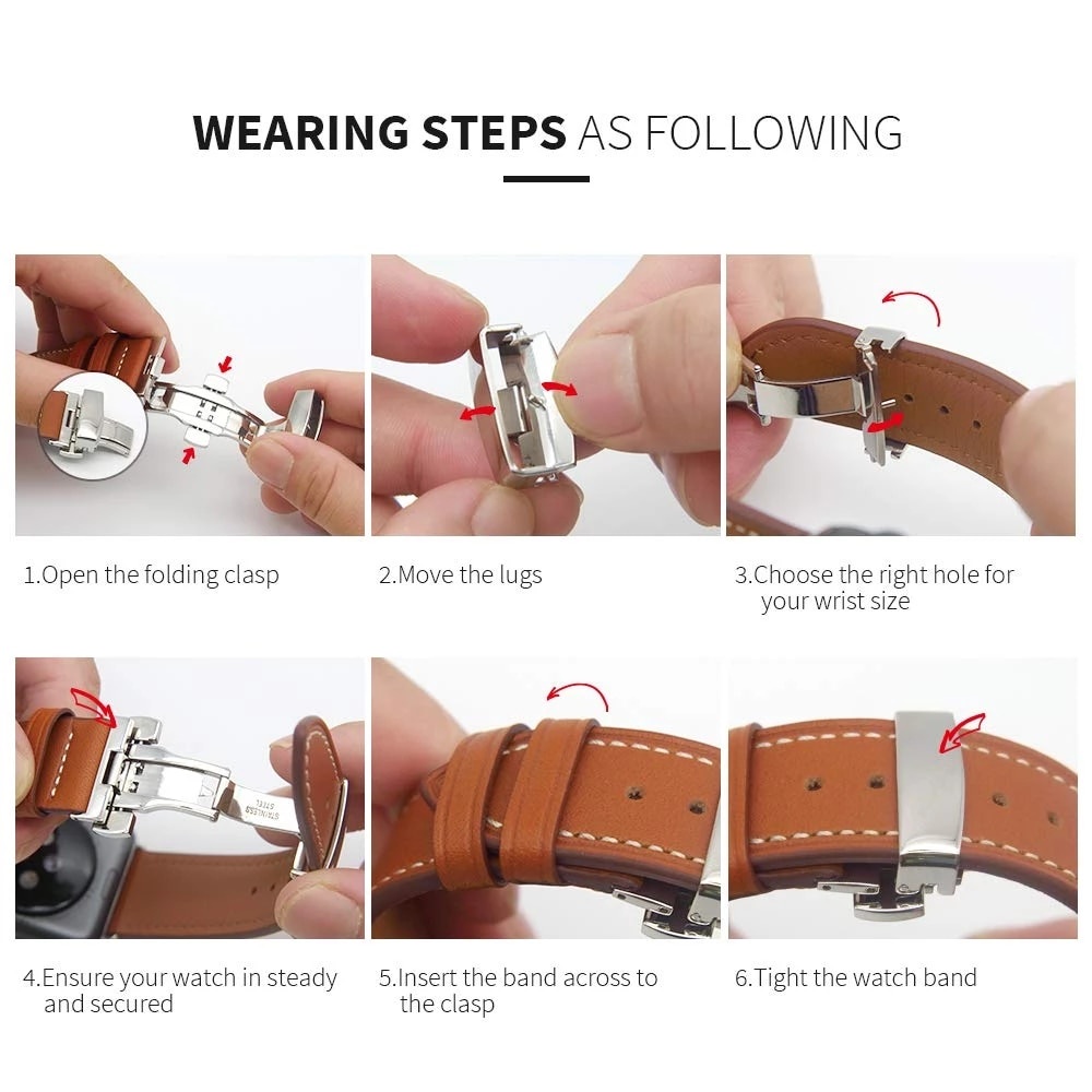 Dây đeo bằng da thật thích hợp cho đồng hồ apple watch 7 41mm 45mm series 6 se 5 4 40mm 44mm iwatch 3 38mm 42mm