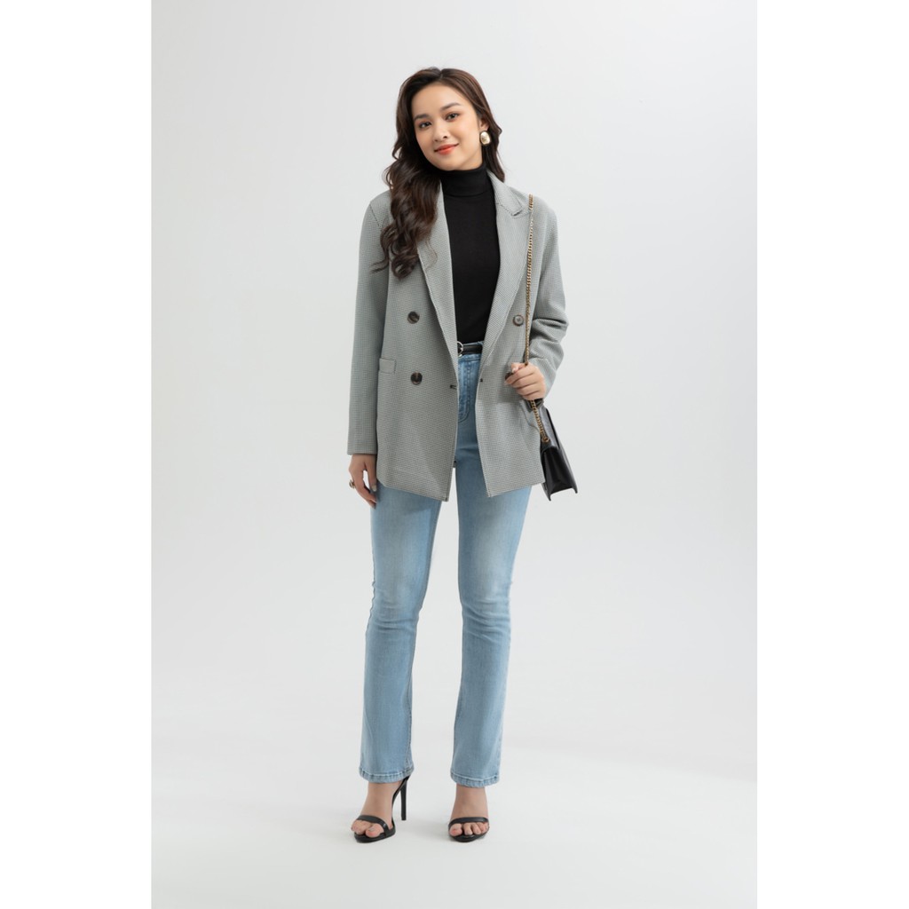 Áo Blazer kẻ caro nữ IVY moda MS 67B8462 | BigBuy360 - bigbuy360.vn