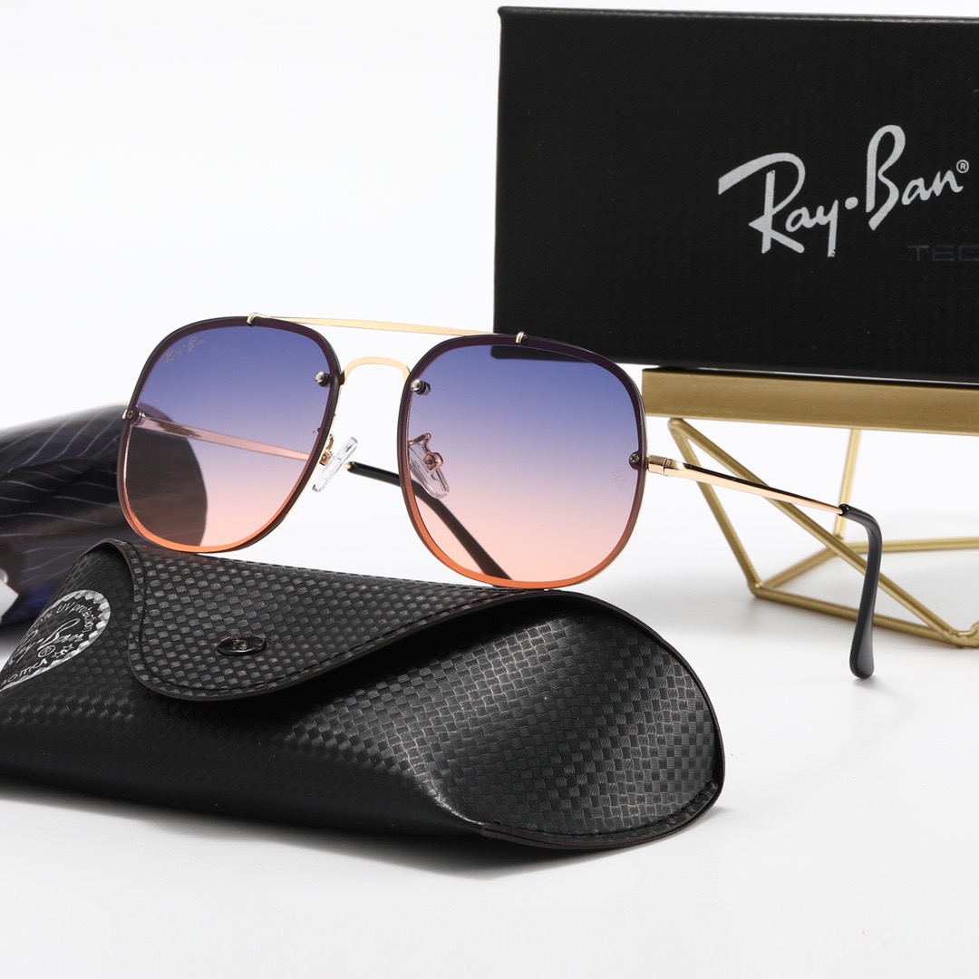 Ray-Ban_ chính hãng Kính râm 2021 Thời trang Hàn Quốc mới Kính râm nam nữ một mảnh Cặp đôi hợp thời trang Du lịch ngoài trời Kính râm lái xes