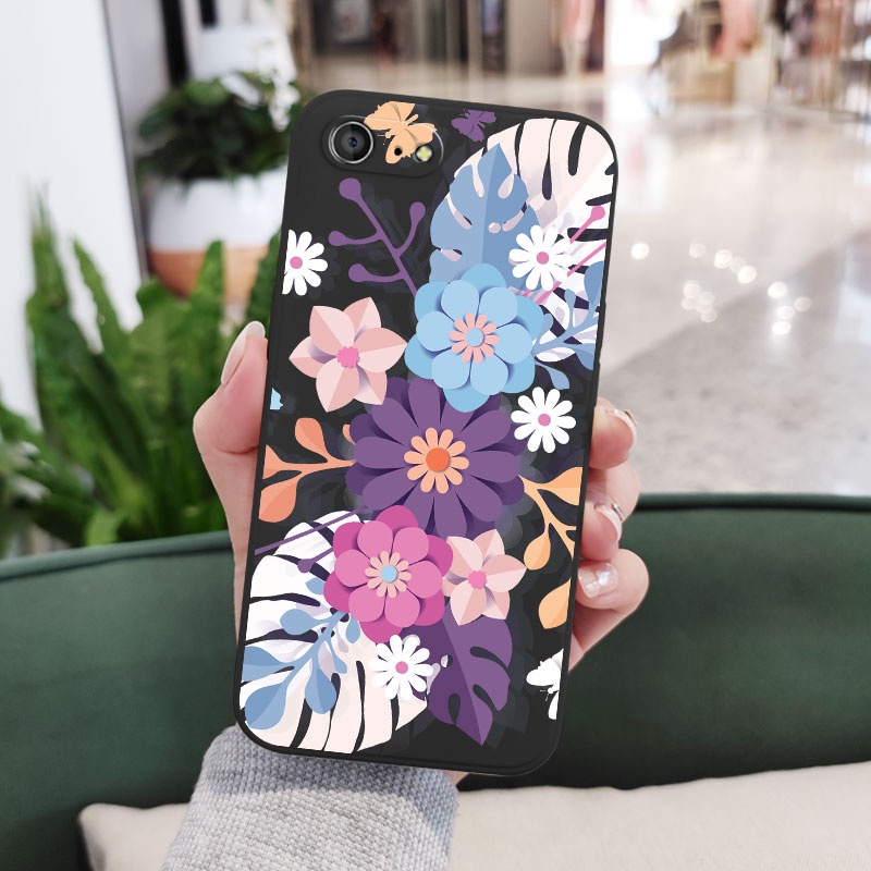 Ốp Điện Thoại Silicon Dẻo Họa Tiết Hoa Tinh Tế Cho IPhone 8 7 6 6S Plus SE 2020