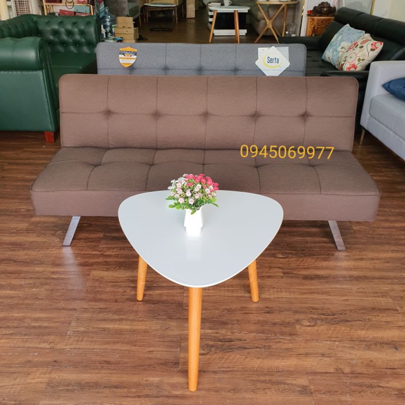 (COMBO) BỘ BÀN GHẾ BED GIÁ NHẬP KHO - SOFA ĐA DI NĂNG 2 IN 1 - BỘ BÀN GHẾ SOFA NHỎ GỌN DỄ THƯƠNG - MÀU NÂU