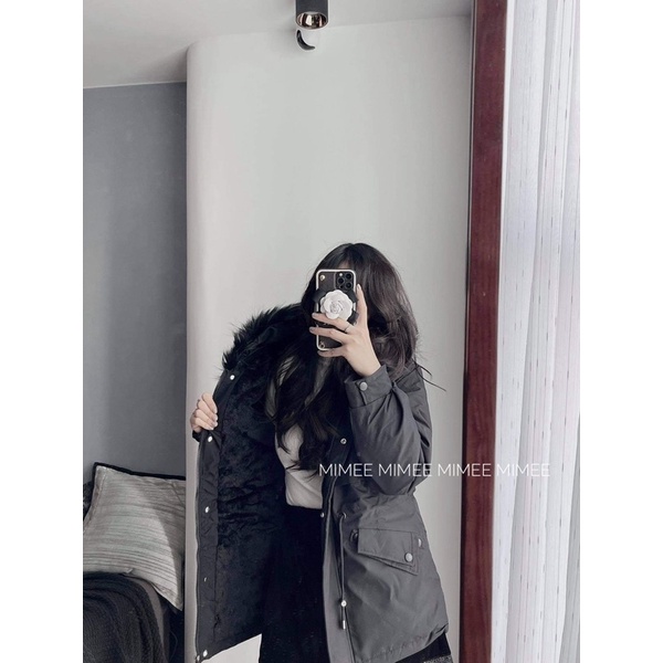 Áo khoác parka MH túi nắp mimee