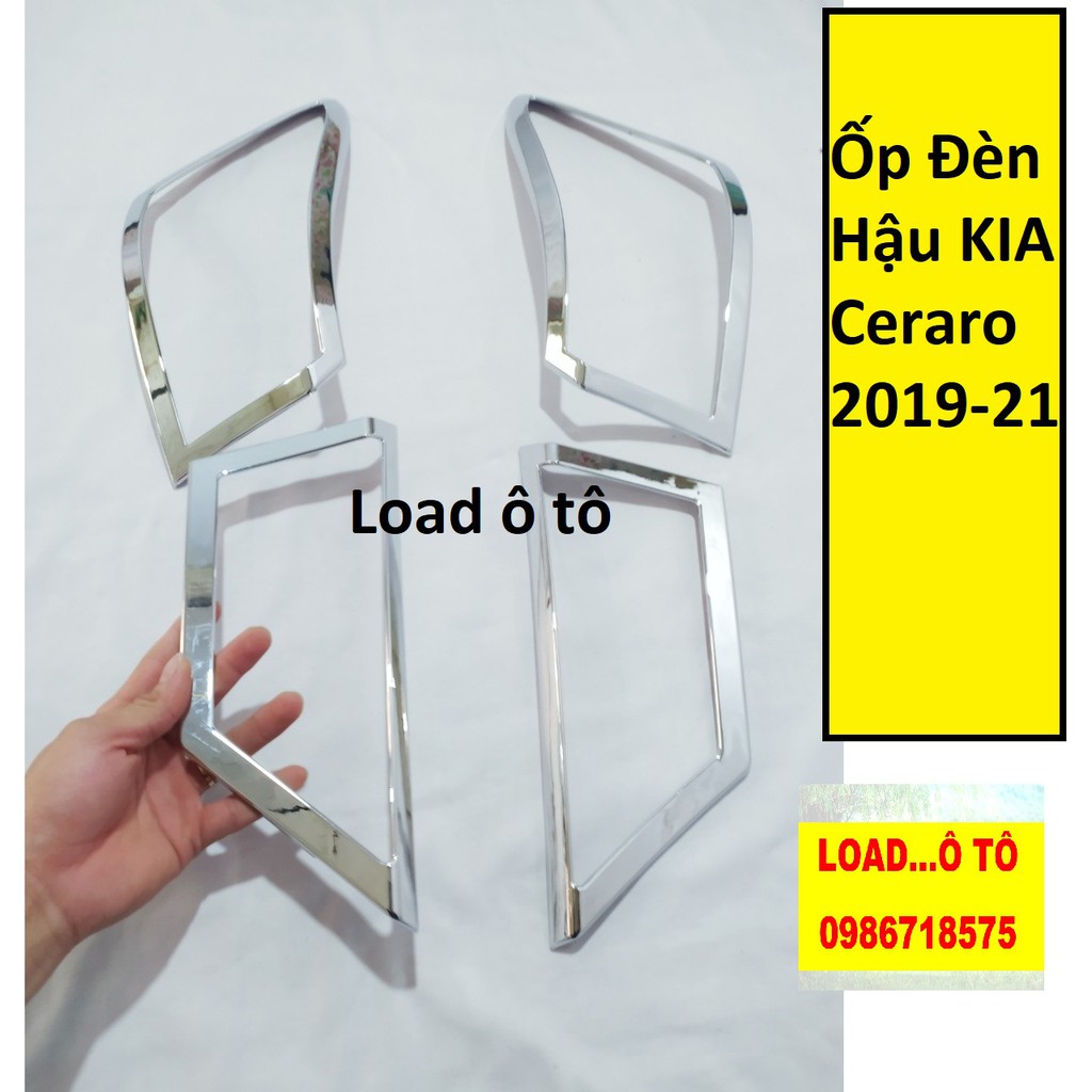 Ốp Đèn Pha Và Hậu Kia Cerato 2019-2021 Mạ Crom Cao Cấp