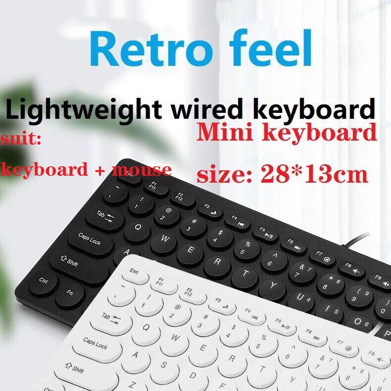 Bàn Phím / Set Bàn Phím Và Chuột Mini Siêu Mỏng Có Dây Usb Thông Dụng Cho Văn Phòng / Nhà Ở Có Bán Lẻ