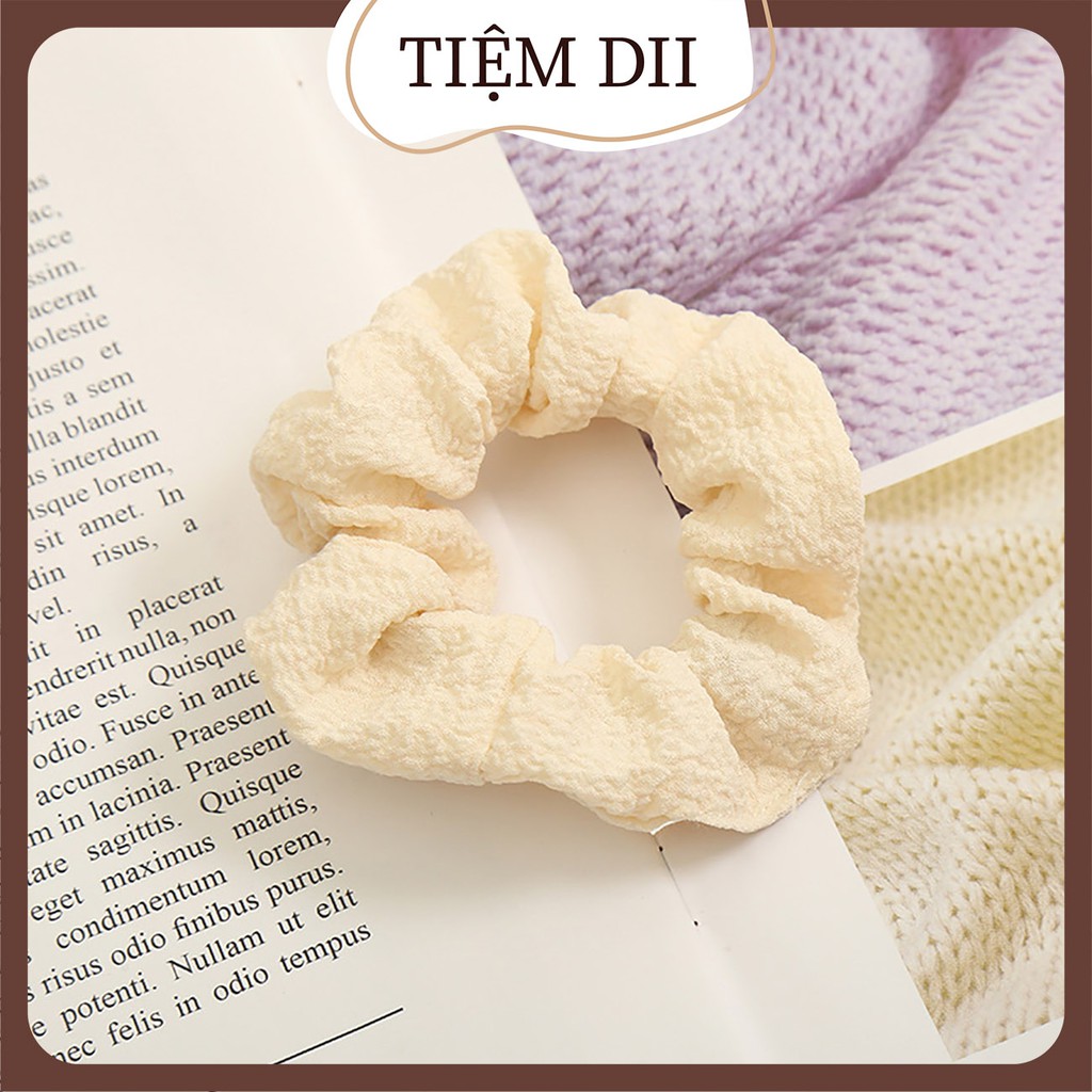 Dây Buộc Tóc Style Hàn Quốc Dây Buộc Tóc VinTage Cột Tóc scrunchies Cute Nhiều Màu