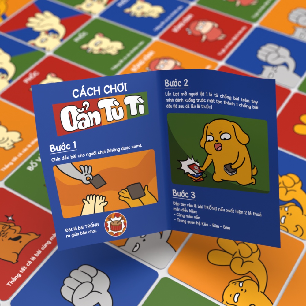 Boardgame Oẳn Tù Tì - Vàng Xám Đại Chiến
