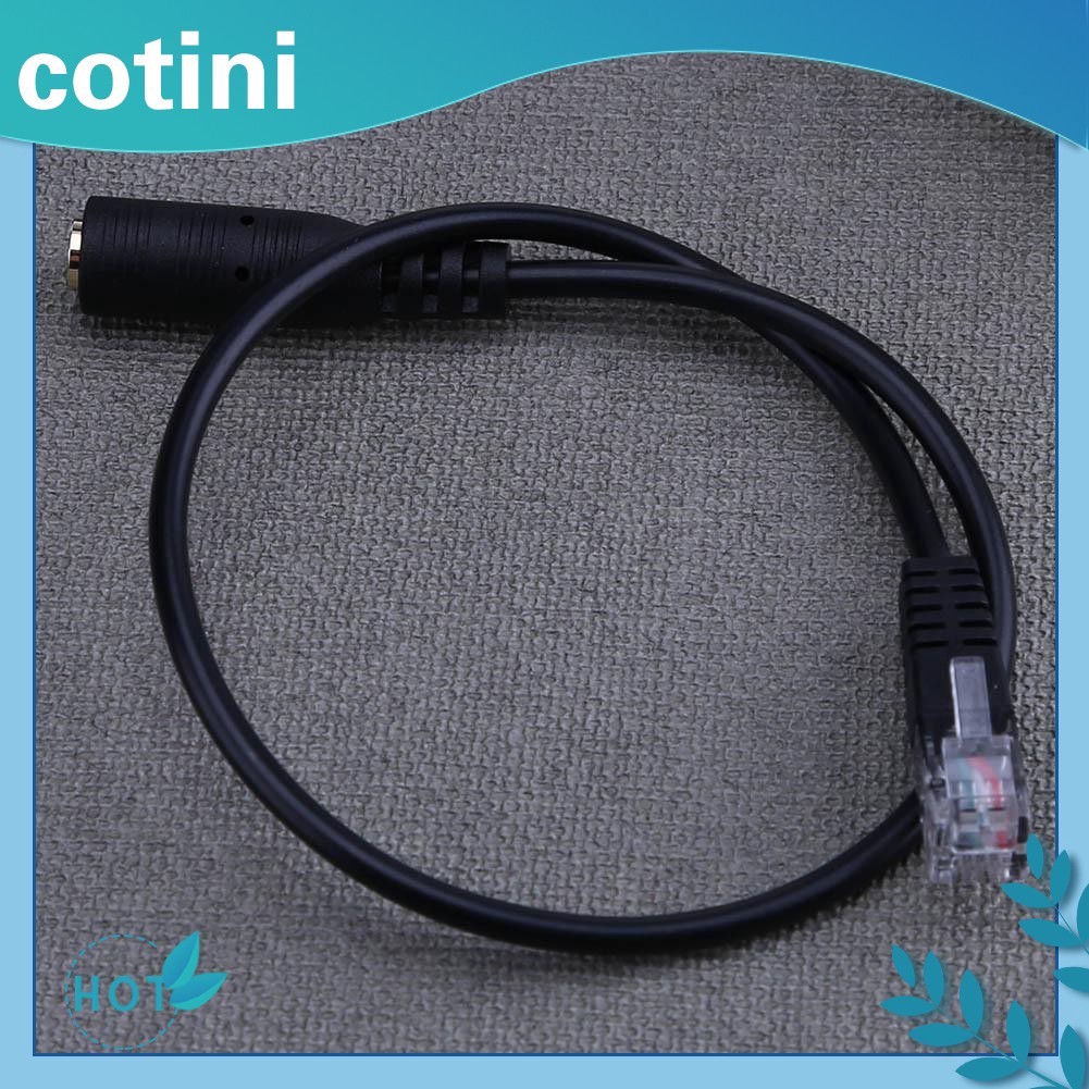 Cáp 3,5 mm Jack âm thanh từ nữ sang nam Bộ chuyển đổi cắm cắm RJ9