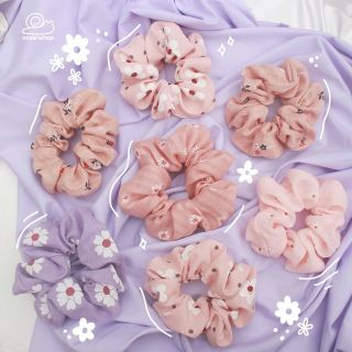 Ốc Sên Shop - Scrunchie họa tiết
