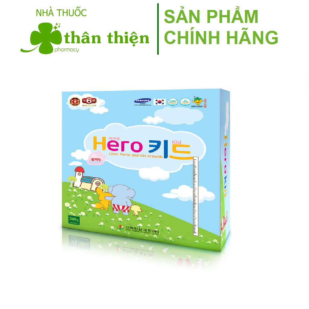 {Nhập Hàn} Herokid – Bổ sung canxi tự nhiên tăng chiều cao, tăng cường đề kháng, phát triển trí não cho trẻ