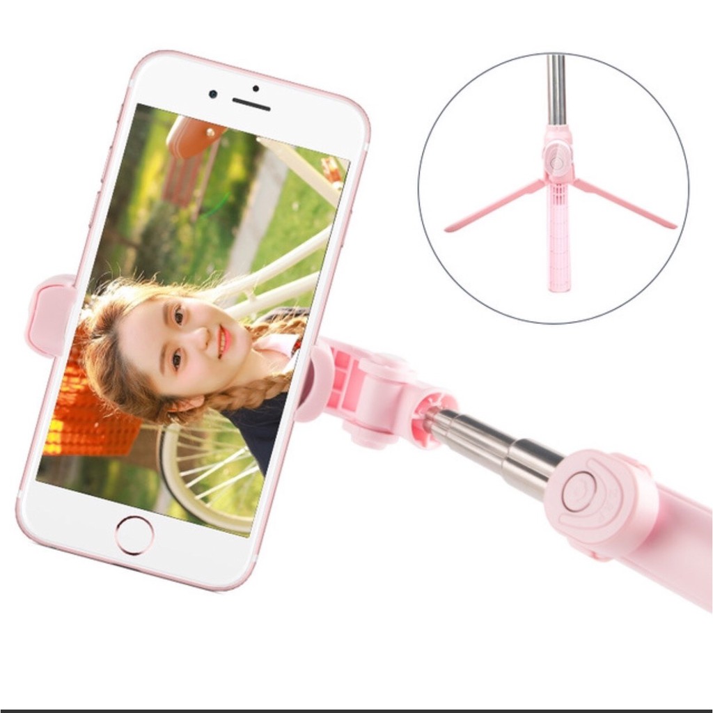 GẬY TỰ SƯỚNG BLUETOOTH THÔNG MINH CÓ CHÂN CHỐNG TIỆN LỢI LIVESTREAM ( 3 MÀU) | BigBuy360 - bigbuy360.vn