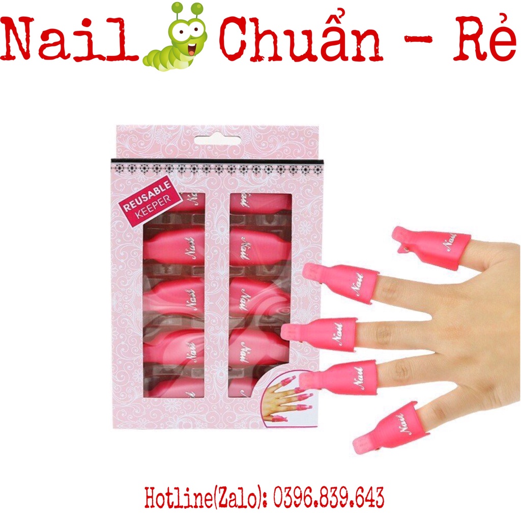 Kẹp Ủ Phá Gel Tay - Chân, Bộ Kẹp Ủ Móng Phá Sơn