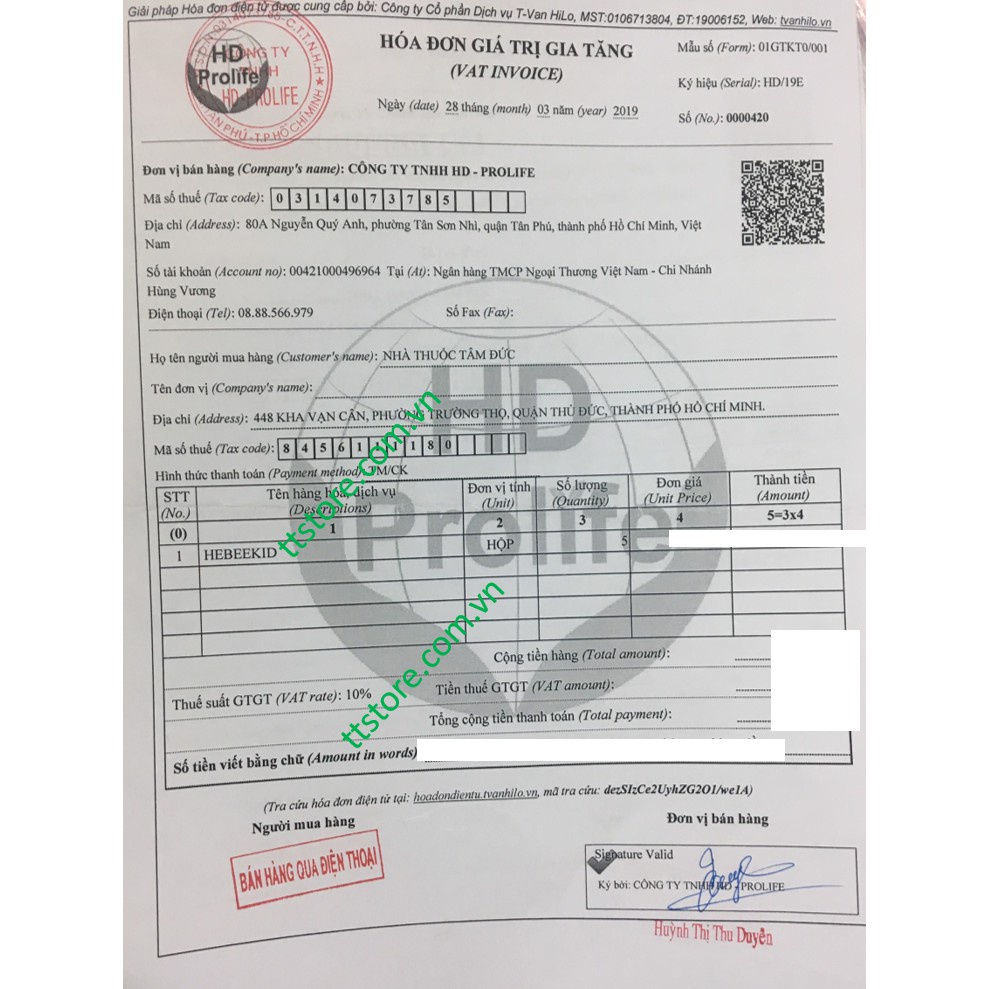 - HEBEEKID H20 ống - Ăn ngon, tăng sức đề khángn - Lysine, thymomodulin