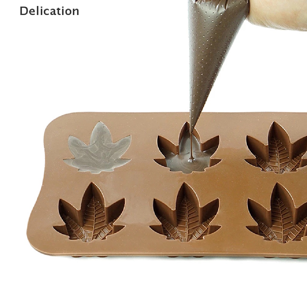 Khuôn silicone làm bánh tạo hình lá dừa độc đáo