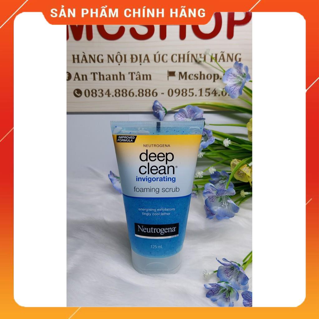 Sữa rửa mặt Neutrogena Deep Clean Invigorating Foaming Scrub
