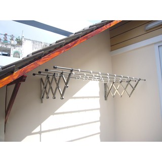 Giàn phơi inox xếp ngang