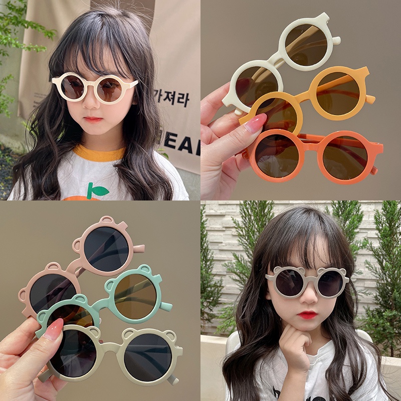 Kính Mát Gọng Hình Gấu Dễ Thương Cho Bé Gái