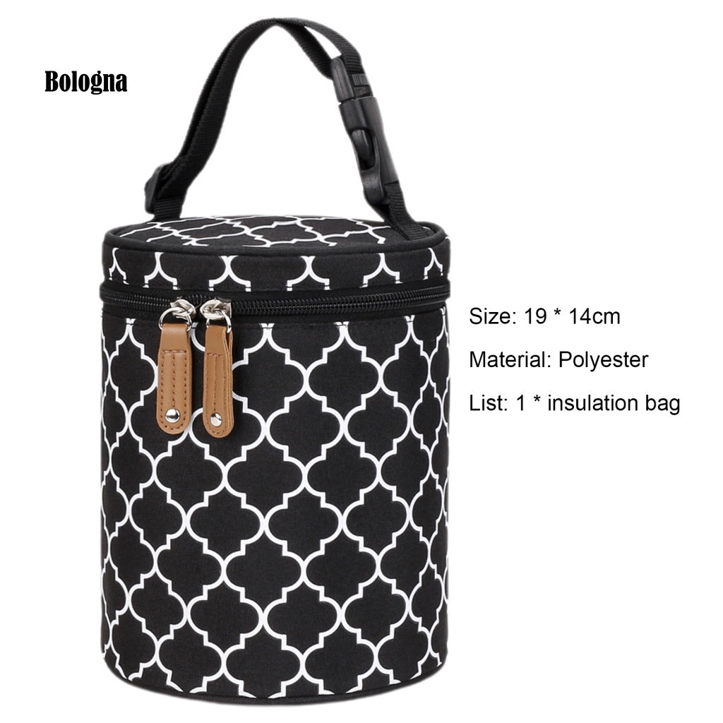 Túi Đựng Bảo Vệ Bình Sữa Xe Đẩy Em Bé Cách Nhiệt In Họa Tiết Xinh Xắn