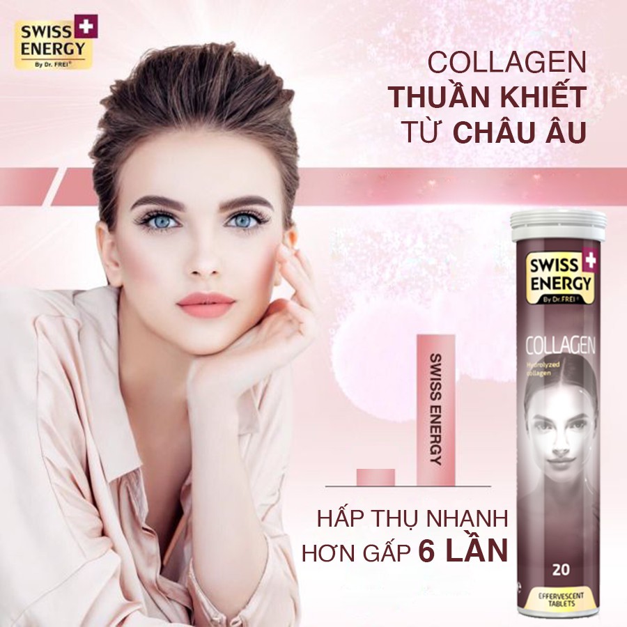 Viên Sủi Bổ Sung Collagen Swiss Energy (20 viên)