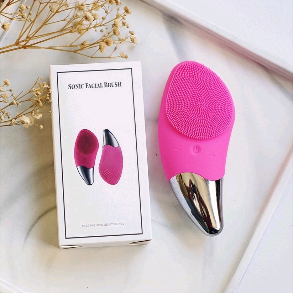 Máy rửa mặt cầm tay, máy massage mặt chăm sóc da mini, đẩy tinh chất mát xa mặt,  massage mắt, làm sạch sáng da