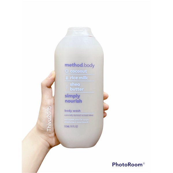 Sữa tắm Organic Method Body 532ml Úc - Thi Vũ