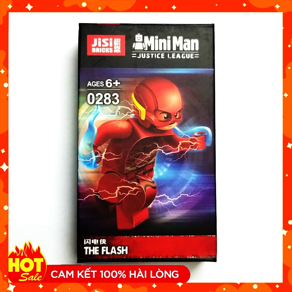 [ ĐỒ CHƠI GIÁ RẺ ] ⚡ RẺ GIẬT MÌNH ⚡ Bộ xếp hình Mô Hình Minifigures Nhân Vật the flash Marvel 0283