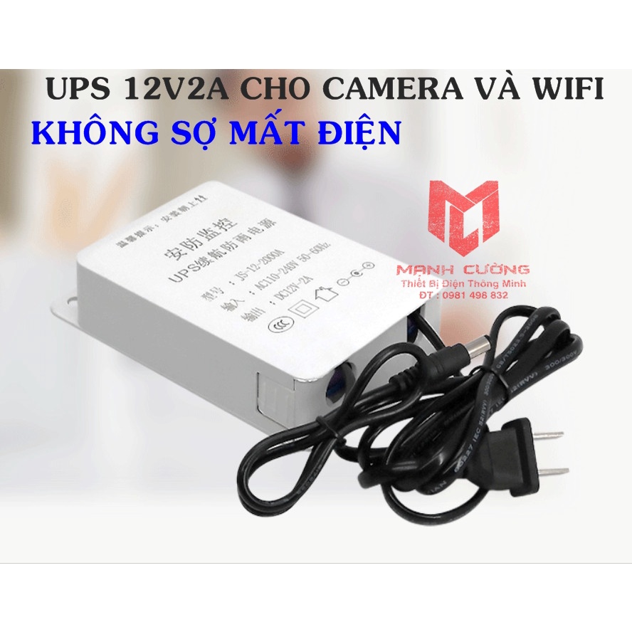 UPS 12v , bộ lưu điện 12v, cục lưu điện camera