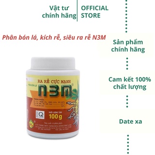 Phân bón lá kích rễ n3m, siêu ra rễ lọ 100g