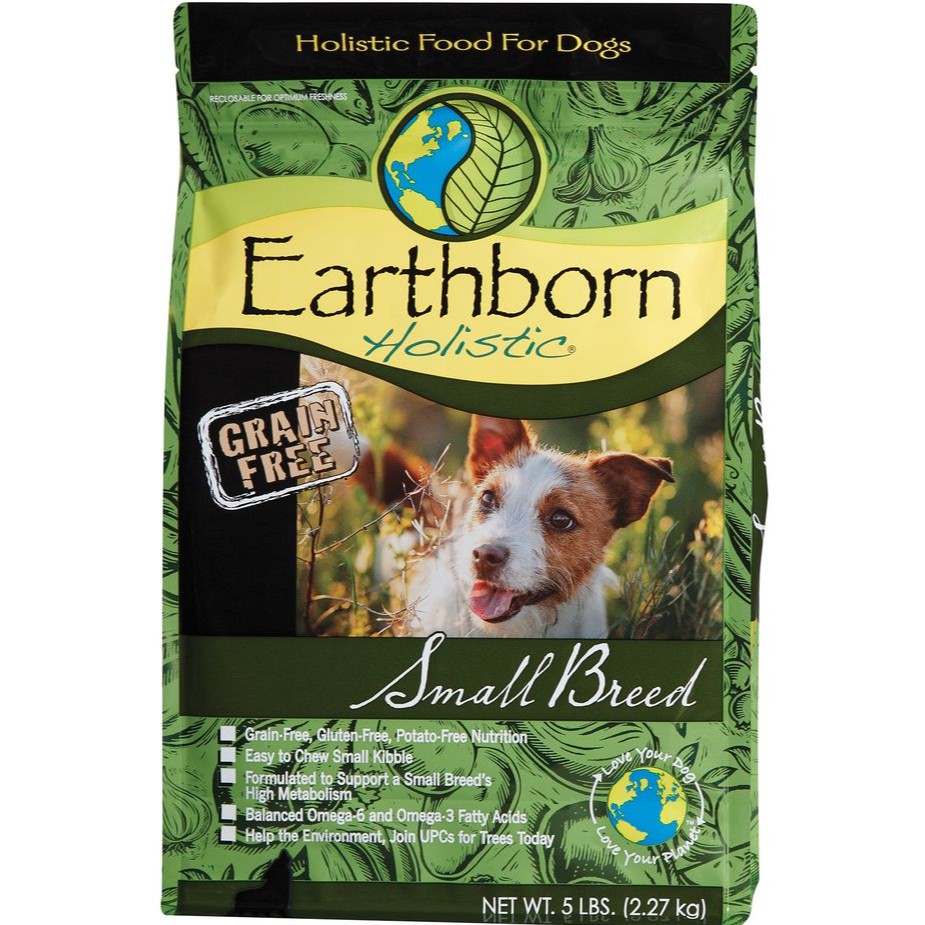 [DINH DƯỠNG CAO] Thức ăn hạt 2,5KG CHO CHÓ GIỐNG NHỎ -  EARTHBORN HOLISTIC SMALL BREED vị Thịt Gà &amp; Cá Trắng