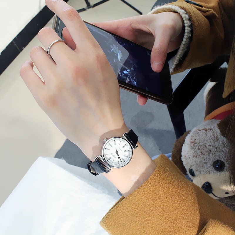 [GIÁ SỈ] ĐỒNG HỒ NỮ DÂY DA MẶT NHỎ THỜI TRANG HÀN QUỐC | BigBuy360 - bigbuy360.vn