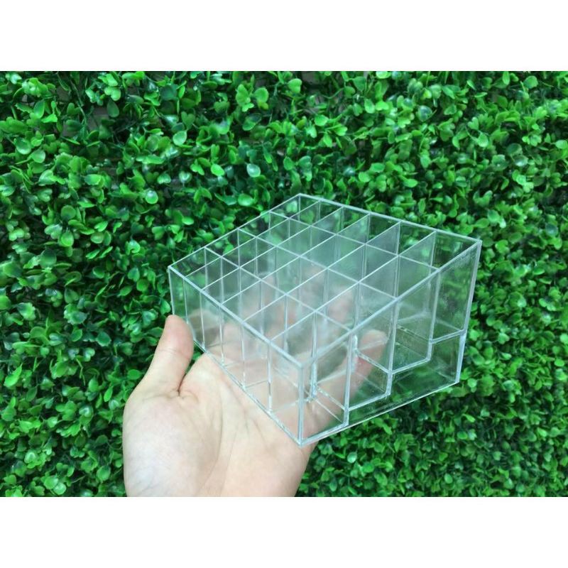 Khay Đựng Son 24 Ô  FreeShip   Khay Mĩ Phẩm Đồ Trang Điểm