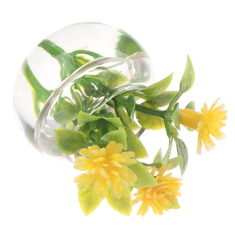 Chậu Cây Giả Trang Trí Nhà Búp Bê Tỉ Lệ 1: 1