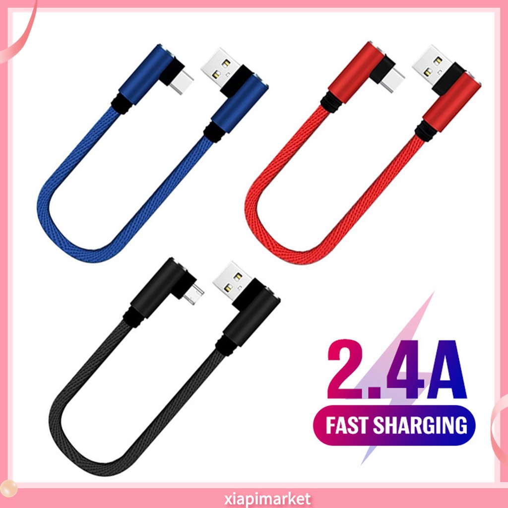 Dây Cáp Sạc Nhanh Truyền Dữ Liệu Type-C 90 Độ Chuyên Dụng Cho Điện Thoại Di Động