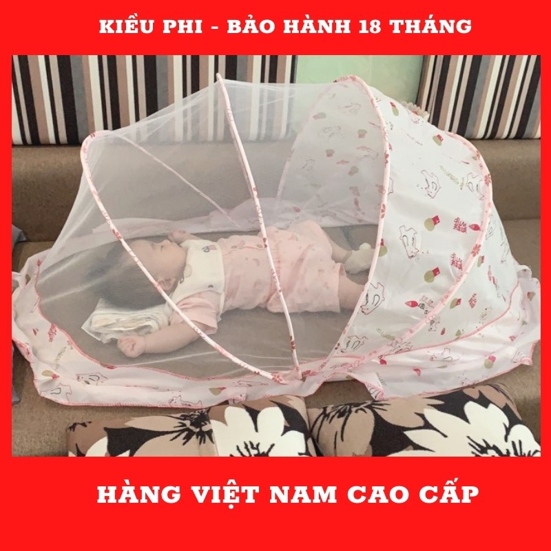 Màn, mùng chụp cho bé - gấp gọn thông mình, chống muỗi cho bé sơ sinh, bé lớn, trẻ em an toàn