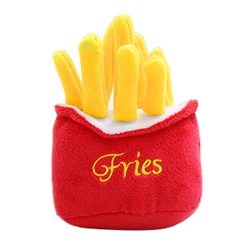 Đồ Chơi Nhồi Bông Hình Bánh Hamburger Khoai Tây Chiên Dễ Thương Cho Thú Cưng