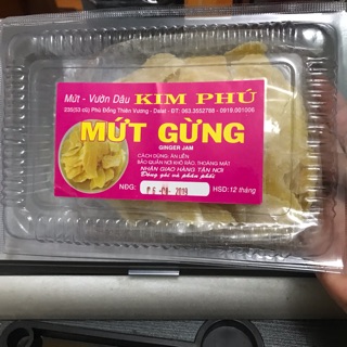 Mứt gừng Đà Lạt