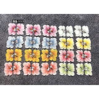 Hoa bột ruby nhọn làm nails. hoa làm móng tay.phụ kiện nails