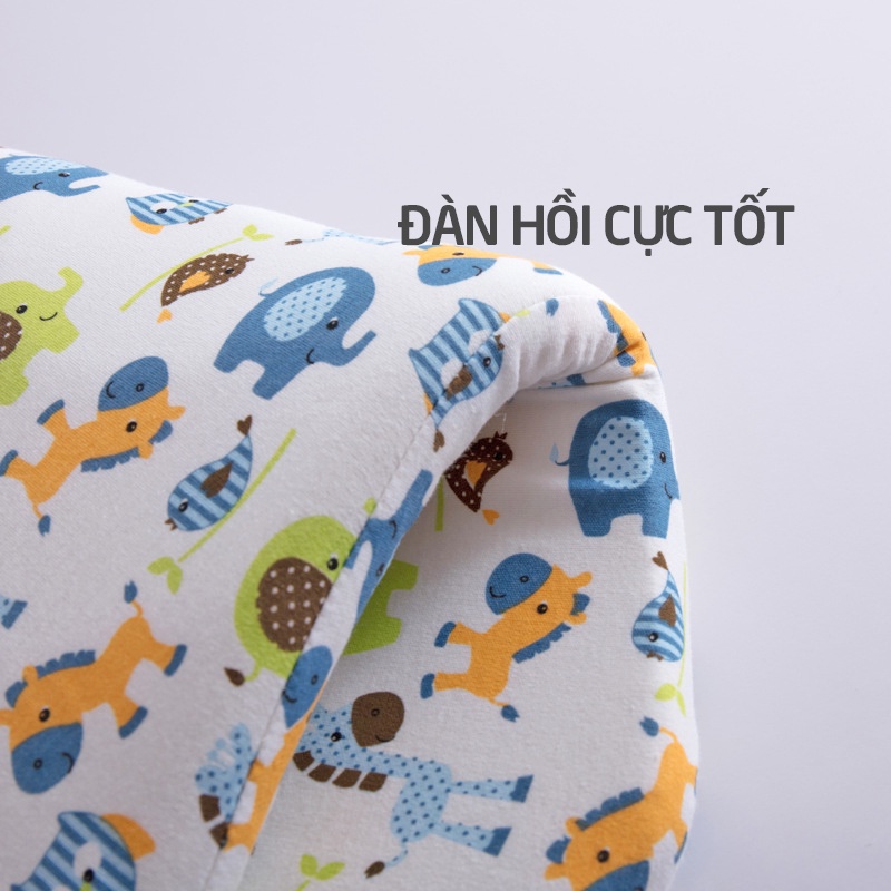 Gối Cao Su Non Lõm Giữa Cho Bé Hiền Trang Chống Bẹp Đầu Bông Bi Kids Store