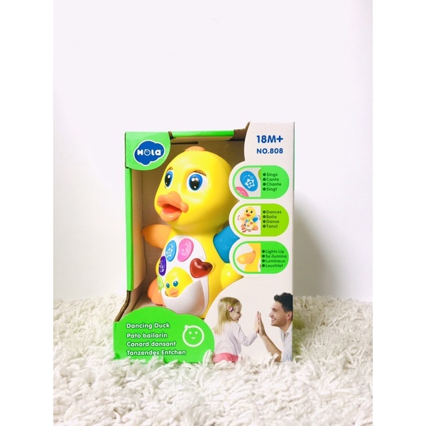 Vịt bin Hola toys.Vịt con biết hát.Đồ chơi thông minh 808.
