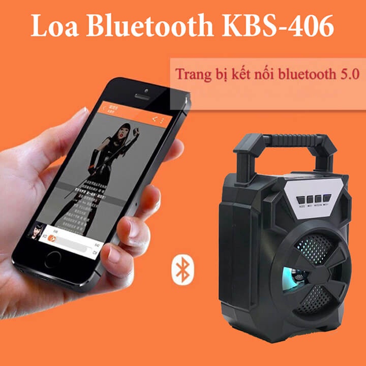 Loa Bluetooth Mini Không Dây Xách Tay Có Đèn Led Nháy Theo Nhạc, Âm Thanh Hay, Hỗ Trợ Cắm Thẻ Nhớ, USB, Đài Radio