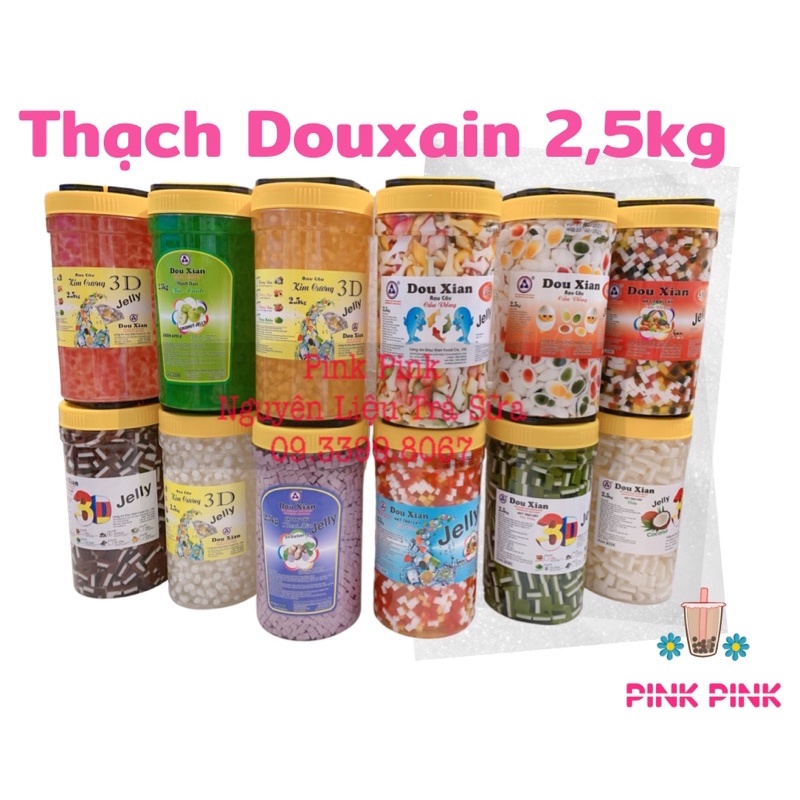 THẠCH RÂU CÂU DOUXAIN HÀNG HUY NGUYÊN LIỆU PHA CHẾ TRÀ SỮA
