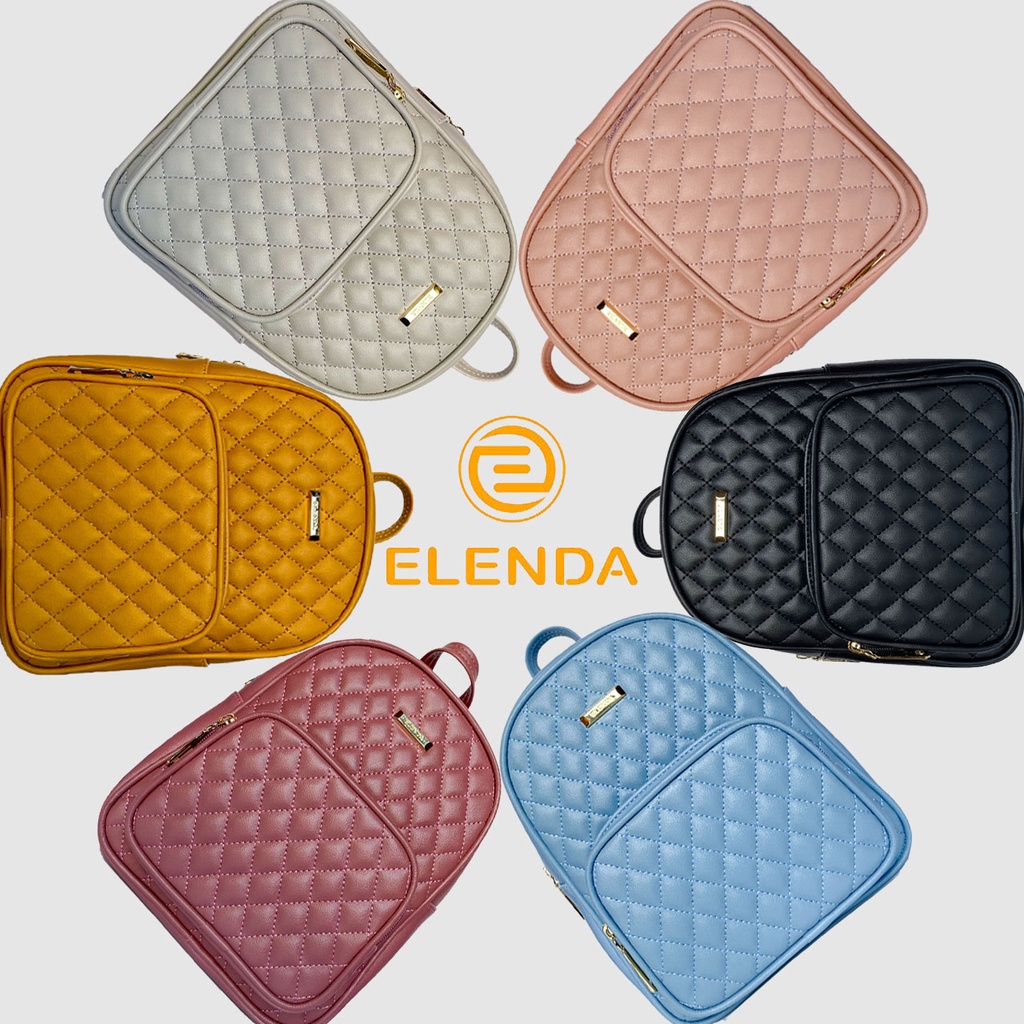 Balo nữ thời trang Elenda có họa tiết full mặt trước trẻ trung, cá tính và nổi bật: BLE007