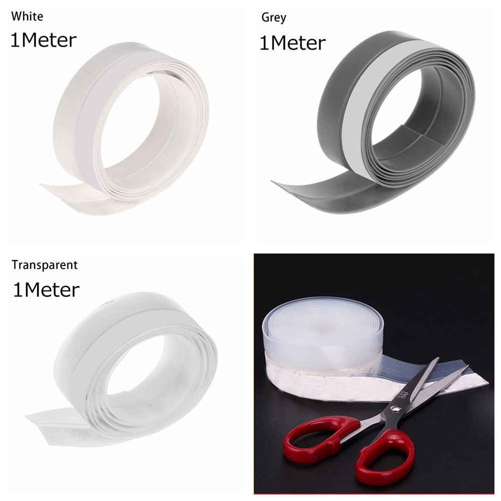 Cuộn băng keo bằng silicon trong suốt dán viền cửa sổ / cửa ra vào / tường chống gió lùa tiện dụng