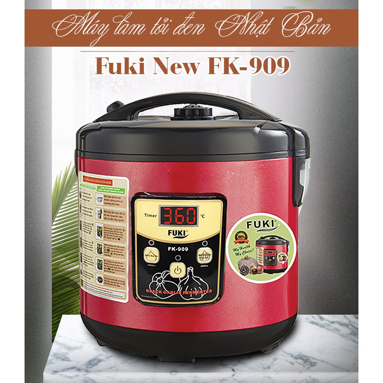 Máy làm tỏi đen Fuki New FK-909 loại 5L (đỏ mận)