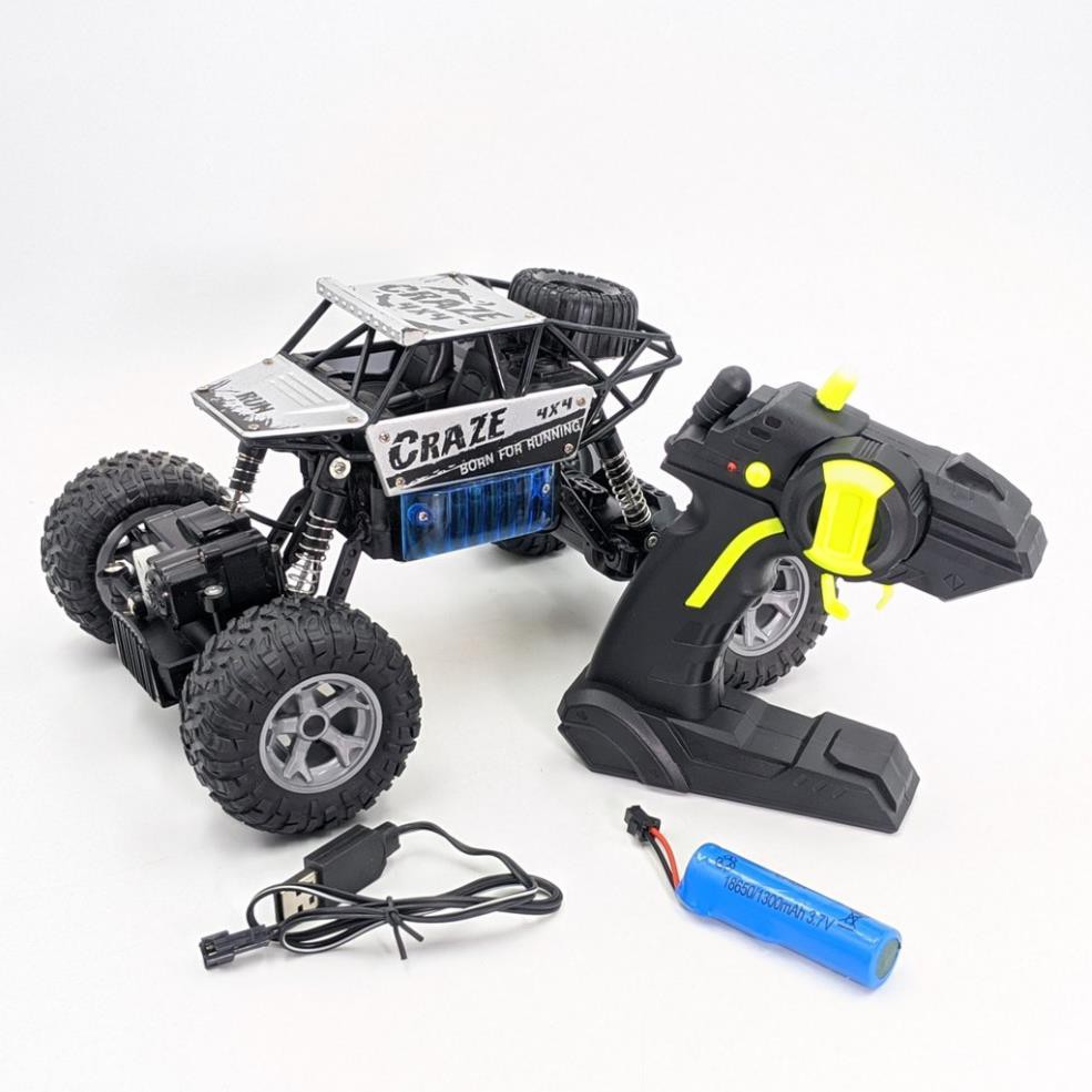 Xe điều khiển địa hình ROCK CRAWLER giảm sóc 2 cầu vỏ thép (MSP DC251299)