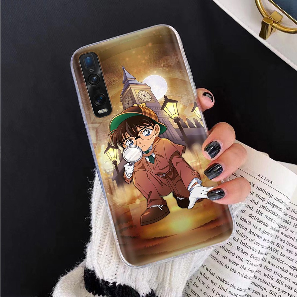 Ốp Điện Thoại Trong Suốt Hình Thám Tử Conan Cho iPhone 5S 8 XR 6S 11 5 6 7 Pro Max SE Plus