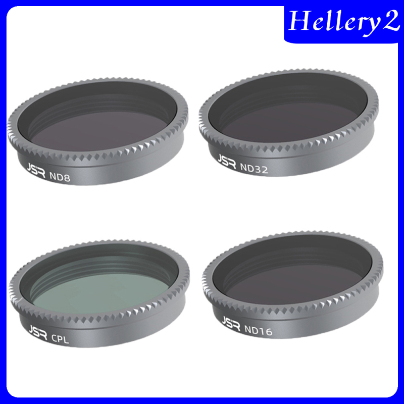 [HELLERY2]4 Pieces Lens Filters ND8 ND16 ND32 ND64 Replaces for Insta360 GO 2 Premium