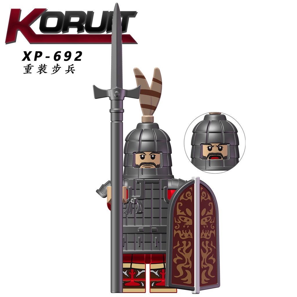 Minifigures Các Mẫu Nhân Vật Binh Lính Nhà Chu Hán Lưu Bang Mẫu Mới Nhất KT1093 - Đồ Chơi Lắp Ráp Mini