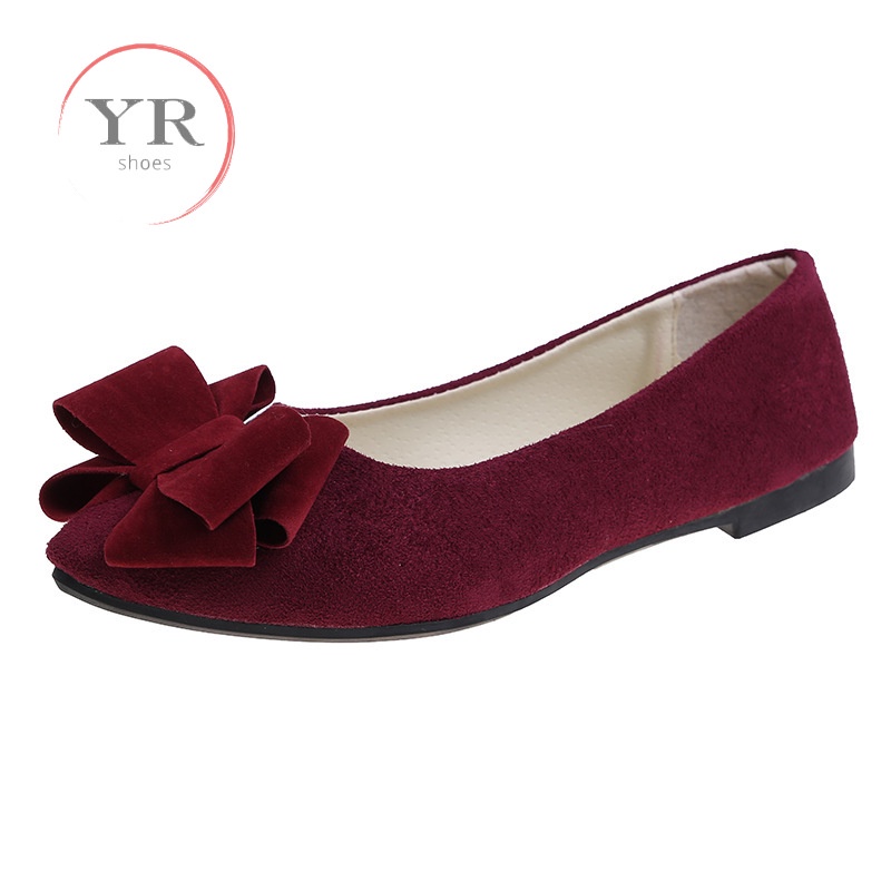 Giày Slip-On Nữ Đế Bệt Plus Size 35-43