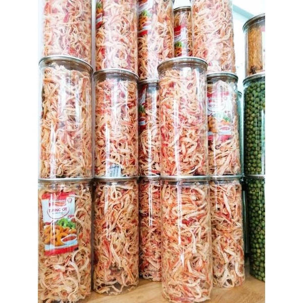 Hủ 250G Mực Xé Sợi hấp Nước Cốt Dừa | BigBuy360 - bigbuy360.vn