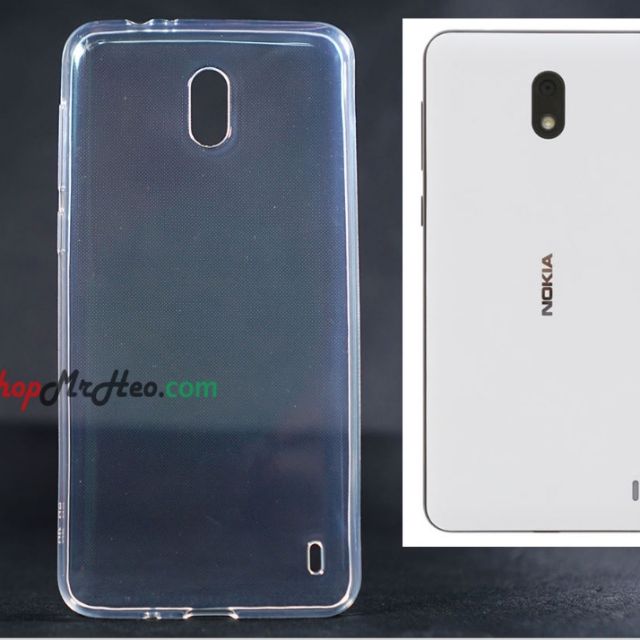 Ốp lưng dẻo silicon trong suốt nokia 2